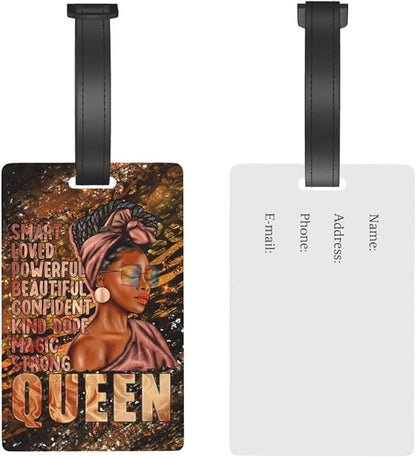 Travel Suitcase Protector African American Girl Elastic Protective Washable Luggage Cover With Concealed Zipper Suitable For 18-32 Inch (L (for 25--28 inch luggage))