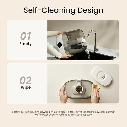6L Self-Cleaning Humidifier for Large Room, CleanCare Warm & Cool Mist, No-Leak Design & Top Fill, 60 Hour Runtime, Quiet Ultrasonic Auto Mode with Remote Control for Bedroom & Home