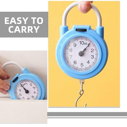 2pcs Portable Electric Spring Scale High Precision Electronic Weight Scale with Hook for Travel Outdoor Use Handheld Smart Digital Measurement Tool