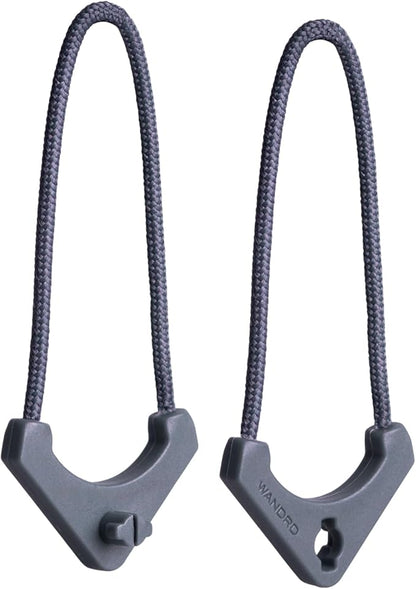WANDRD Worryless™ Locking Zipper Pullers - Secure Your Travel Essentials - Zipper Locks for Travel Gear (Aegean Blue)