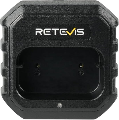 Retevis RB48 Plus Heavy Duty Walkie Talkies with Earpiece, IP67 Waterproof Two Way Radios, Long Range 2 Way Radio, Group Call, VOX, SOS, NOAA (4 Pack)