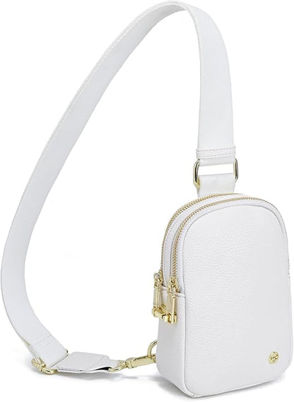 INICAT Small Anti Theft Crossbody Bags for Women, Vegan Leather Sling Cross Body Purse Travel Essentials Teen Girl Gifts