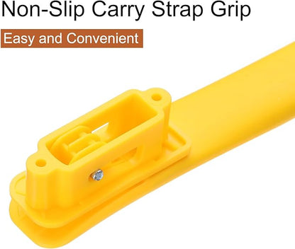 uxcell 2 Pcs Luggage Handle Replacement 8.5 Inch Suitcase Handle Carry Strap Plastic Pull Handle Grip Luggage Replacement Parts with Screws for Suitcase Box Luggage Case, Yellow