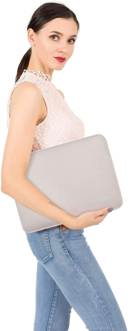MOSISO Laptop Case 13.3 inch, 13-13.3 inch Laptop Sleeve Bag Compatible with MacBook Air/Pro 13/Pro 14 M5 M4 M3 M2 M1, HP Dell ASUS Lenovo, Neoprene Computer Sleeve Bag with Small Case, Rock Gray