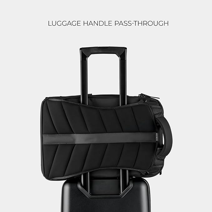 NOMATIC 20L Travel Pack - Water Resistant Laptop Bag - TSA-Ready Expandable Backpack (Black)