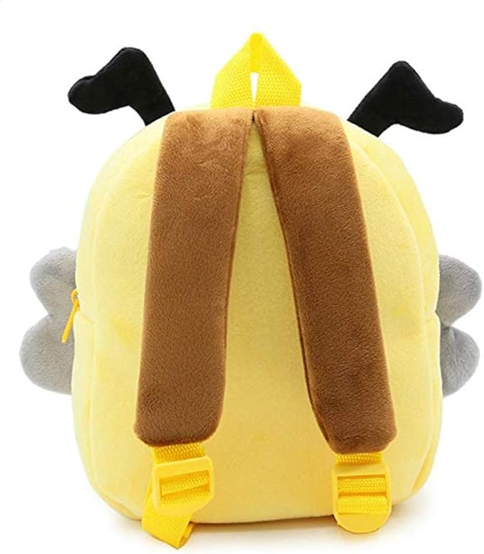 Zoo Toddler Kids Backpacks Cute Plush Little Girls Boys Animal Backpacks(Bee)