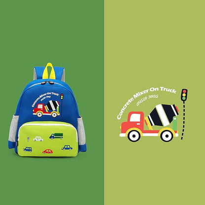 willikiva Cute Zoo Little 3d Backpack Kids Backpack for Boys and Girls Toddler Backpack Waterproof Preschool(Green Blender)
