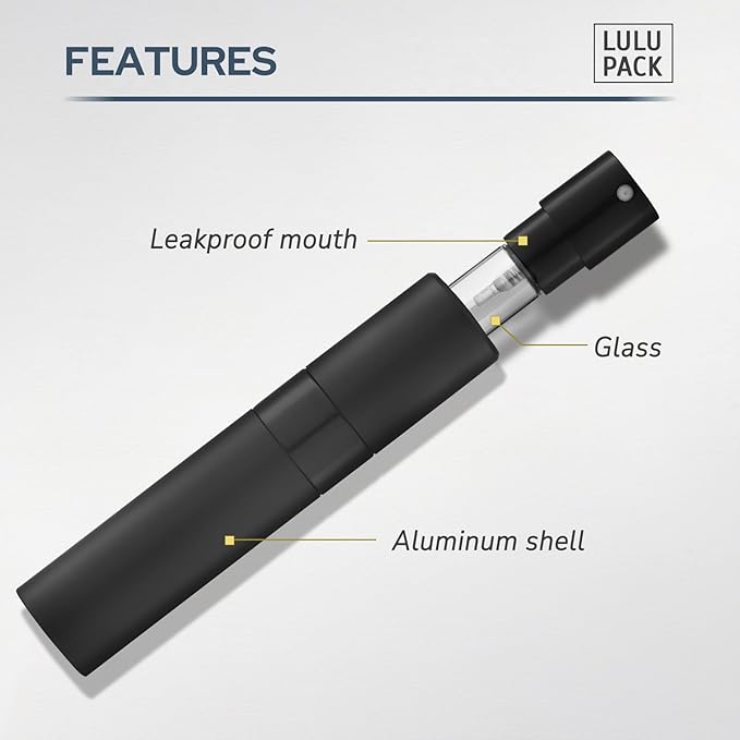 Perfume Atomizer Refillable Travel Bottle: Cologne Portable Sprayer for Men - Mini Spray Empty for Refill - 1oz Large Size Pink