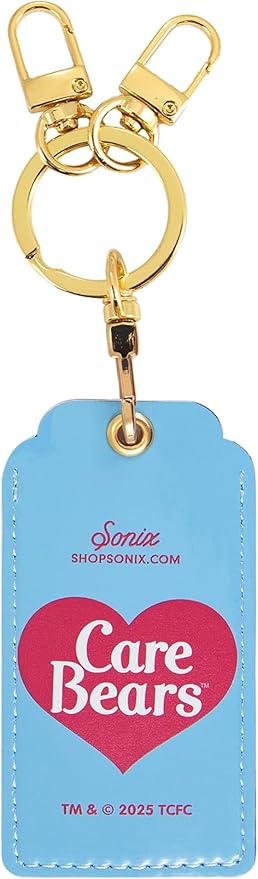 Sonix Keychain Case Compatible with Apple AirTag | Protective AirTag Cover Keychain Charm | Fly with Care | Care Bears Air