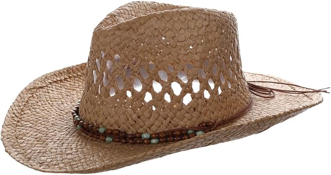 Panama Jack Drifter Sun Hat - Toyo Straw, 3 1/4" Shapeable Brim