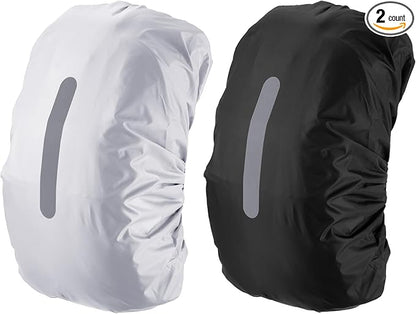 PATIKIL Waterproof Backpack Rain Cover, Non-Slip Backpack Cover with Vertical Reflective Strap Stay Dry