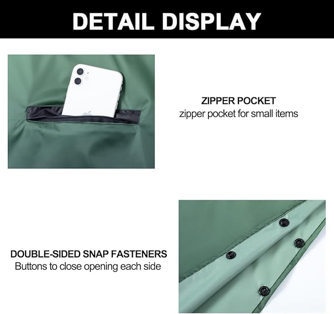 Fashion Hooded Rain Poncho Waterproof Raincoat Jacket with pocket for Women/Men/Adult