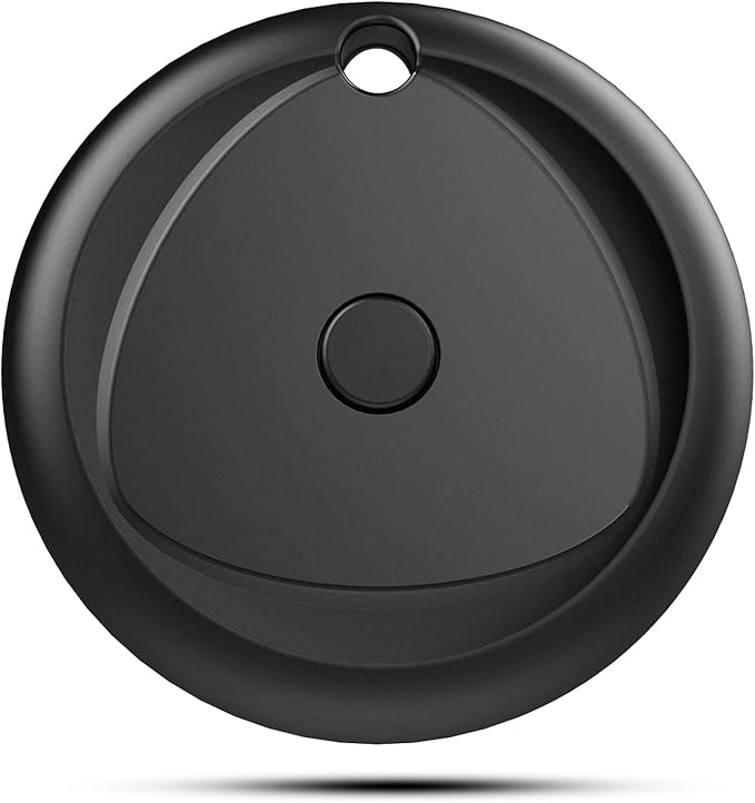 Tracker Tags-1 Pack Work with Apple Find My (iOS Only), [Apple MFi Certified] Key Finder and Item Locator, New Bluetooth 5.3 Tracker, Replaceable Battery Smart Tag for Keys, Wallet, Luggage etc