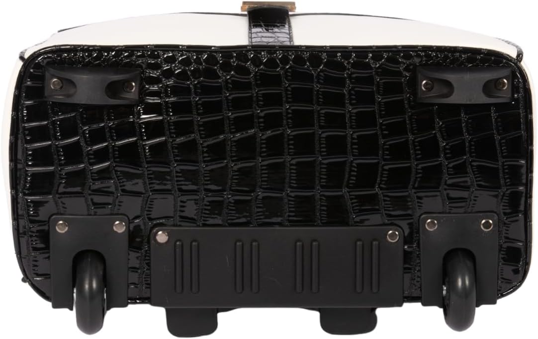 JKM and Company Alligator Compatible With Computer iPad, Laptop Tablet Rolling Tote Bag Briefcase Carryall Bag