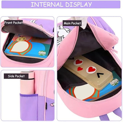 CHERUBIC Toddler Backpack, Kids Travel Backpack, Waterproof Cute Small Preschool Backpack Cartoon Daycare Bag