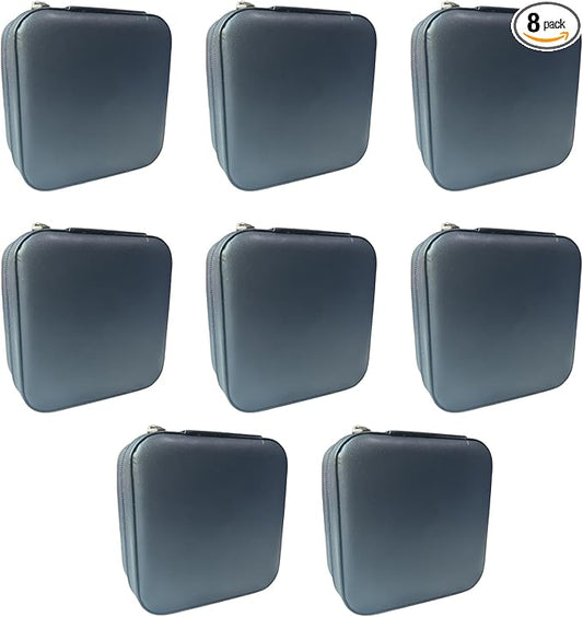 Bridesmaid Proposal Gifts Travel Jewelry Case Jewelry Travel Organizer Small Bachelorette party Jewelry Box Bridesmaid Gift Boxes Mini Storage Organizer Storage Box (8, Dark Blue)