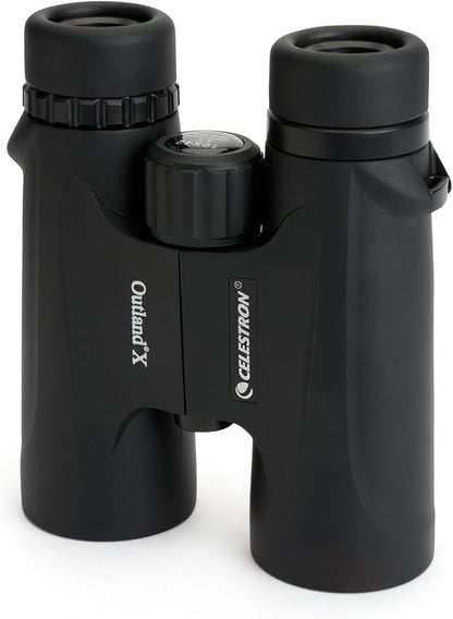 Celestron Outland X Binoculars 10x42 | Waterproof & Fogproof | Multi-Coated Optics | BaK-4 Prisms | Rubber Armor | Pack of 10