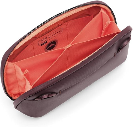 Peak Design Small Tech Pouch, Eclipse, Electronics Organizer for Travel or Everyday Carry, Origami-Style Storage, Cable Pass-Through, Weatherproof Recycled Nylon, Gear Carry Bag for Men and Women