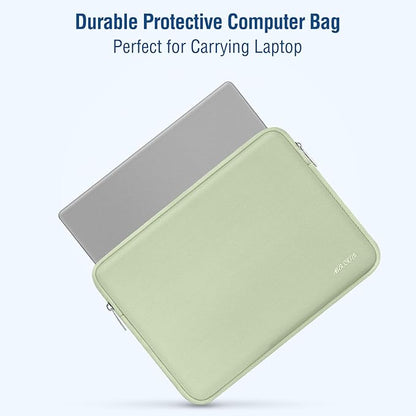MOSISO Laptop Case 13 inch, 13 inch Laptop Sleeve Bag Compatible with MacBook Air 13 M4 M3 M2 M1 2025-2018 / Pro 13 M2 M1 2025-2016, Neoprene Computer Sleeve Bag with Small Case, Sage Green