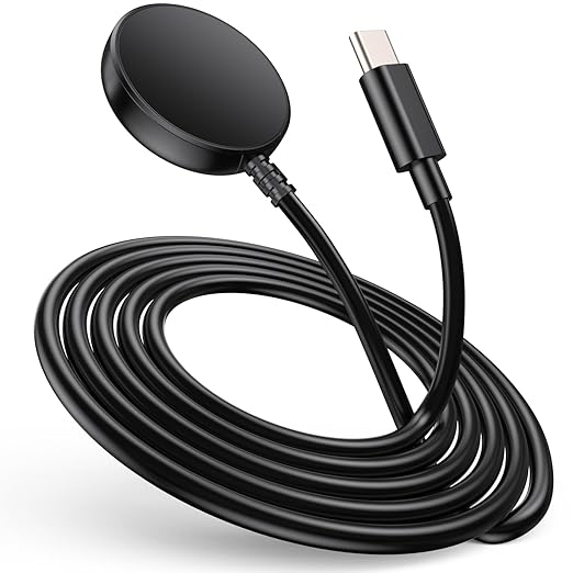 3.3FT USB C for Samsung Galaxy Watch Charger Compatible with Watch 8/8 Classic/Ultra/7/6/6 Classic/5/5 Pro/4/4 Classic/3/Active/FE Magnetic Fast Charging