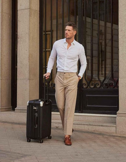 LEVEL8 Grace Hard Shell Carry on Luggage with Front Compartment, 20 Inch Expandable Suitcases with Wheels, Lightweight Carry-on Suitcase for Airplane, Tsa Lock, Black