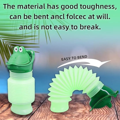 Adjustable Portable Urinals,600ML Collapsible Pee Bottles Unisex 2PCS,Portable Emergency Toilets for Men and Women, for Travel Traffic Jam and Camping,(Greey)