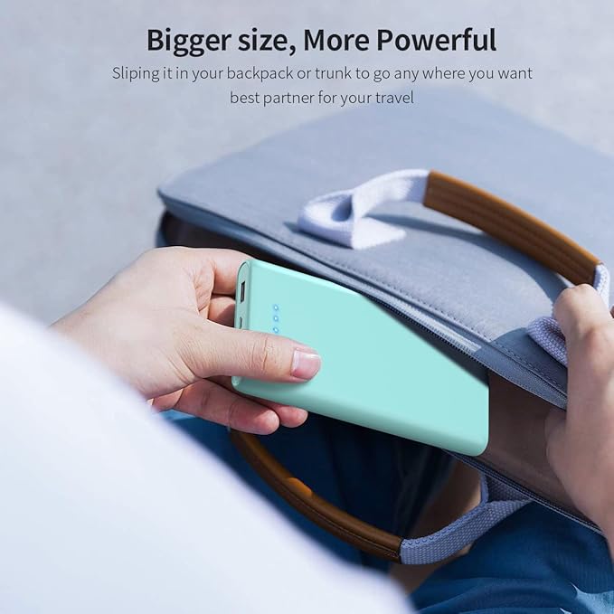 LanLuk Portable Charger Power Bank 25800mAh Huge Capacity External Battery Pack Dual Output Port with LED Status Indicator Power Bank for iPhone, Samsung Galaxy, Android Phone,Tablet & etc