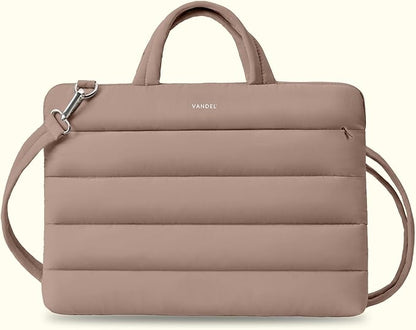 Vandel 15-16 inch Laptop Carrying Case Sleeve with Strap, Shoulder Bag with Handle, 16 in Laptop Computer Bag for Women, MacBook Air 15 Inch Carrying Case, MacBook Pro 16, 15.6 in HP, Dell Messenger