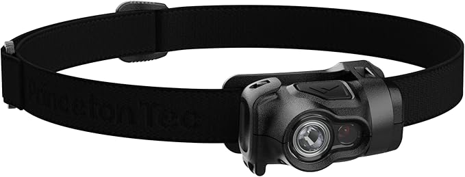 Princeton Tec Byte Multi-Mode Multi-Beam IPX4 Water Resistant LED Tactical Headlamp with 200 Lumens, Essential Outdoor Accessory for Hiking, Backpacking, Camping, Running, & Safety Preparedness, Black