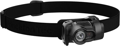 Princeton Tec Byte Multi-Mode Multi-Beam IPX4 Water Resistant LED Tactical Headlamp with 200 Lumens, Essential Outdoor Accessory for Hiking, Backpacking, Camping, Running, & Safety Preparedness, Black
