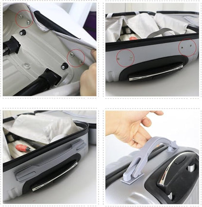 Zoofen Replacement Suitcase Luggage Handle Grip Spare Fix Holders Box Pull Carry Strap(B020)
