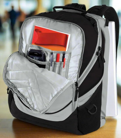 Virginia Tech Backpack Official Virginia Tech Laptop Computer Bag (Black & Gray)