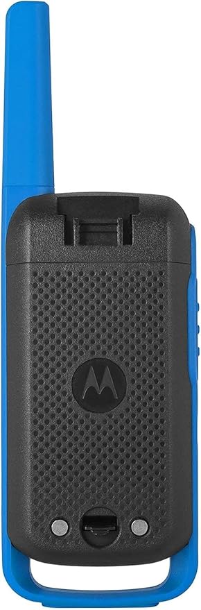 Motorola Solutions, Portable FRS, T270, Talkabout, Two-Way Radios, Rechargeable, 22 Channel, 25 Mile, Black W/Blue, 12 Pack