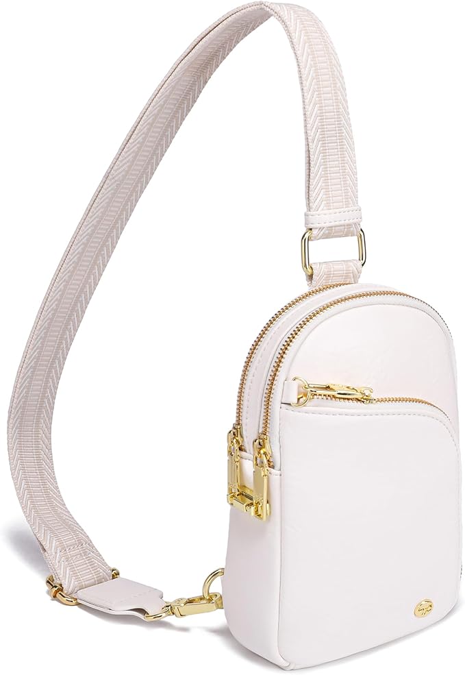 INICAT RFID Blocking Sling Bag,Anti Theft Crossbody Bags for Women,Travel Gifts Cross Body Purses Vegan Leather