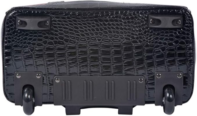 JKM & Company Rolling Laptop Bag for Women | Designer Wheeled Briefcase | Fits 13-17" Laptops | Office Travel Computer Case