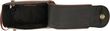 KomalC Premium Buffalo Leather Toiletry Bag for Men & Women With Water resistant Lining, Grooming Travel Pouch, Unisex Wash Bag for Toiletries, Gifts for Men and Women