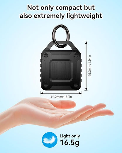 DDJ 4-Pack IPX8 Waterproof for AirTag Holder Case Keychain, Rugged Protective Case for Apple Airtag with Key Ring, Ultra Durable Air Tags Holder for Dog Collar/Luggage/Key/Backpack, Easy to Install