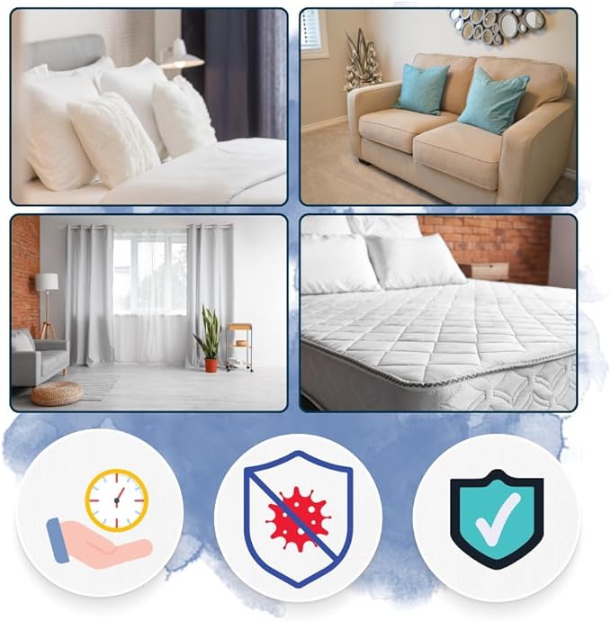 In My Bathroom UVILIZER Tower - UV Light Sanitizer & Ultraviolet Home Desinfection Lamp (UV-C Cleaning Device for Home, Office, Room | Kills 99.9% of Dust Mites, Mold, Bed Bugs and Viruses | USA)