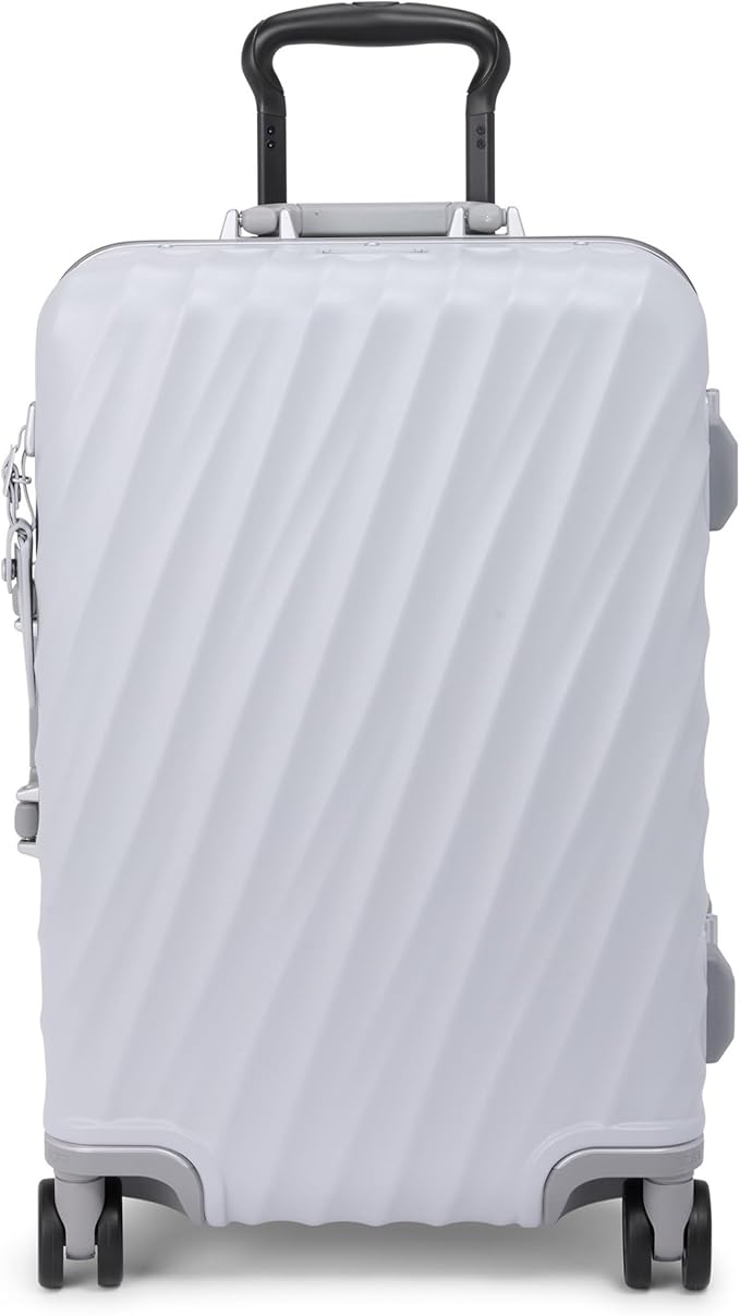 TUMI 19 Degree Frame International 4 Wheel Carry-On - Lightweight Suitcase - Hard Shell Luggage - 21.8" X 14.0" X 9.0" - Pearl Grey Texture