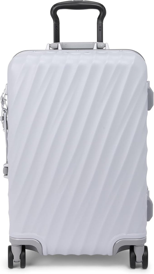 TUMI 19 Degree Frame International 4 Wheel Carry-On - Lightweight Suitcase - Hard Shell Luggage - 21.8" X 14.0" X 9.0" - Pearl Grey Texture