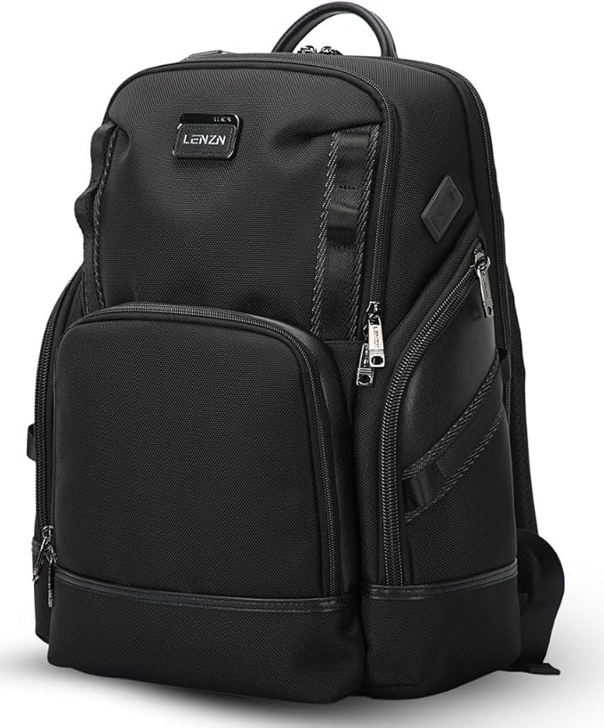 Laptop Business Backpack for Men & Women, Work Backpack Fits15.6 Inch, Premium Quality Travel Bag with USB Charging Port, Water-Resistant, Durable Nylon, Computer Bookbag with Multiple Pockets
