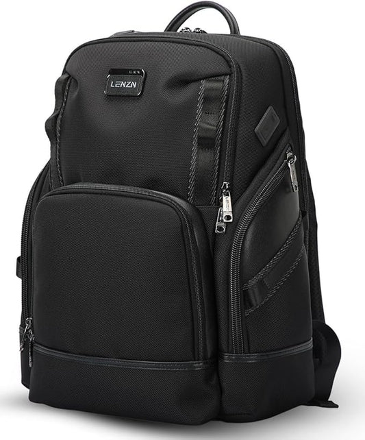 Laptop Business Backpack for Men & Women, Work Backpack Fits15.6 Inch, Premium Quality Travel Bag with USB Charging Port, Water-Resistant, Durable Nylon, Computer Bookbag with Multiple Pockets