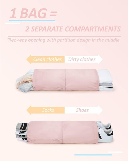 BAGSMART 6 Set /4 Set/2 Set Compression Packing Cubes for Travel, Lightweight Luggage Organizer Bags, Durable Space Saver Bags Travel Essentials