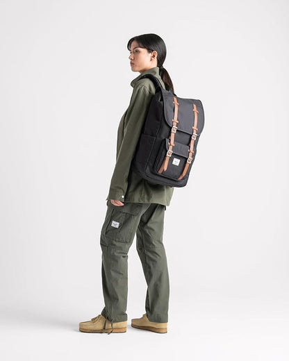 Herschel Supply Co. Heritage Softshell Luggage, Raven Crosshatch, Medium 92 L