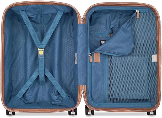DELSEY PARIS Chatelet Air 2.0 Hardside Luggage with Spinner Wheels, Blush Pink, Carry on 20 Inch