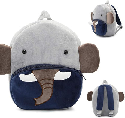 Cute Cartoon Animal Backpack Toddler School Bag for Children Baby Girls Boys(Elephant)