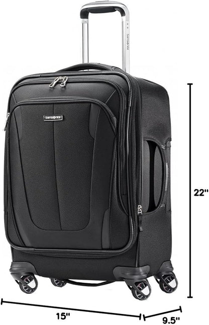 Samsonite Omni PC Hardside Expandable Luggage with Spinner Wheels, Carry-On 20-Inch, Charcoal