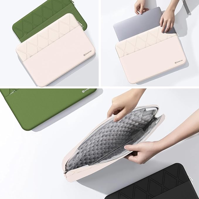 Smatree Laptop Sleeve for 16 inch Lenovo Yoga 7i/7 Gen 8,Yoga 7i/7 2 in 1,ThinkPad X1 Extreme Gen 5/4,Legion Slim 7 Gen 7, Lenovo Laptop Case with Pocket, YKK Zipper, Shockproof Design, White (E613W)