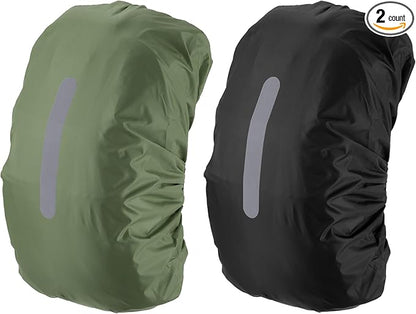 PATIKIL Waterproof Backpack Rain Cover, Non-Slip Backpack Cover with Vertical Reflective Strap Stay Dry