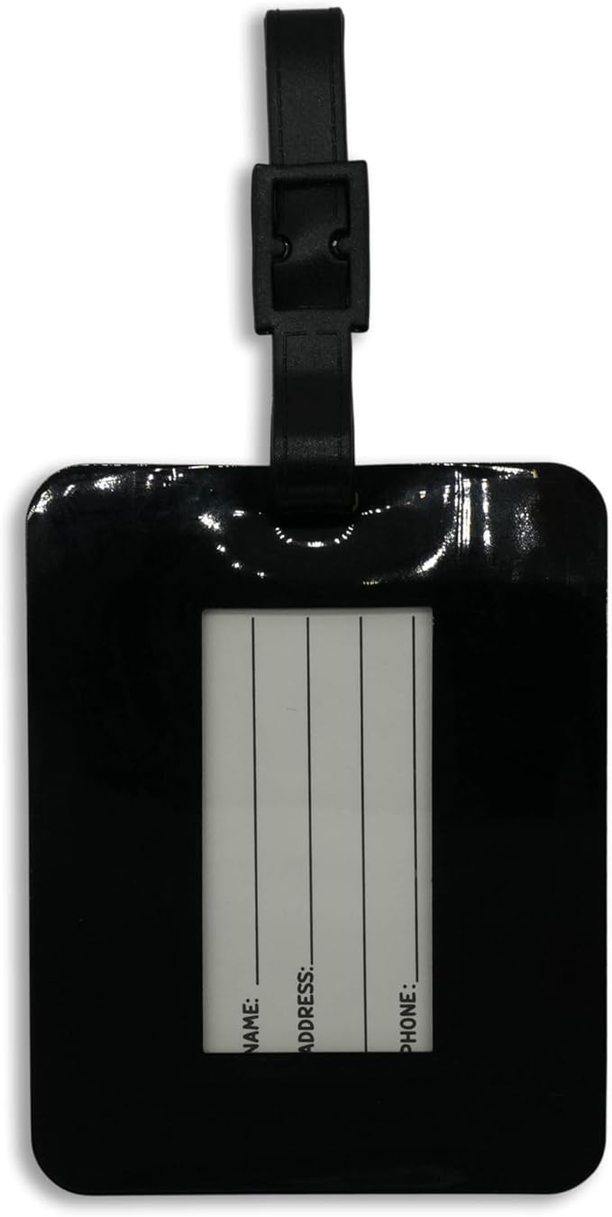 Funny Luggage Tag – Hilarious Travel ID Tag with Sarcastic Saying – Durable & Easy to Spot Suitcase Tag for Men, Women, Frequent Flyers, or Gag Gift for Travelers-Bon Voyage
